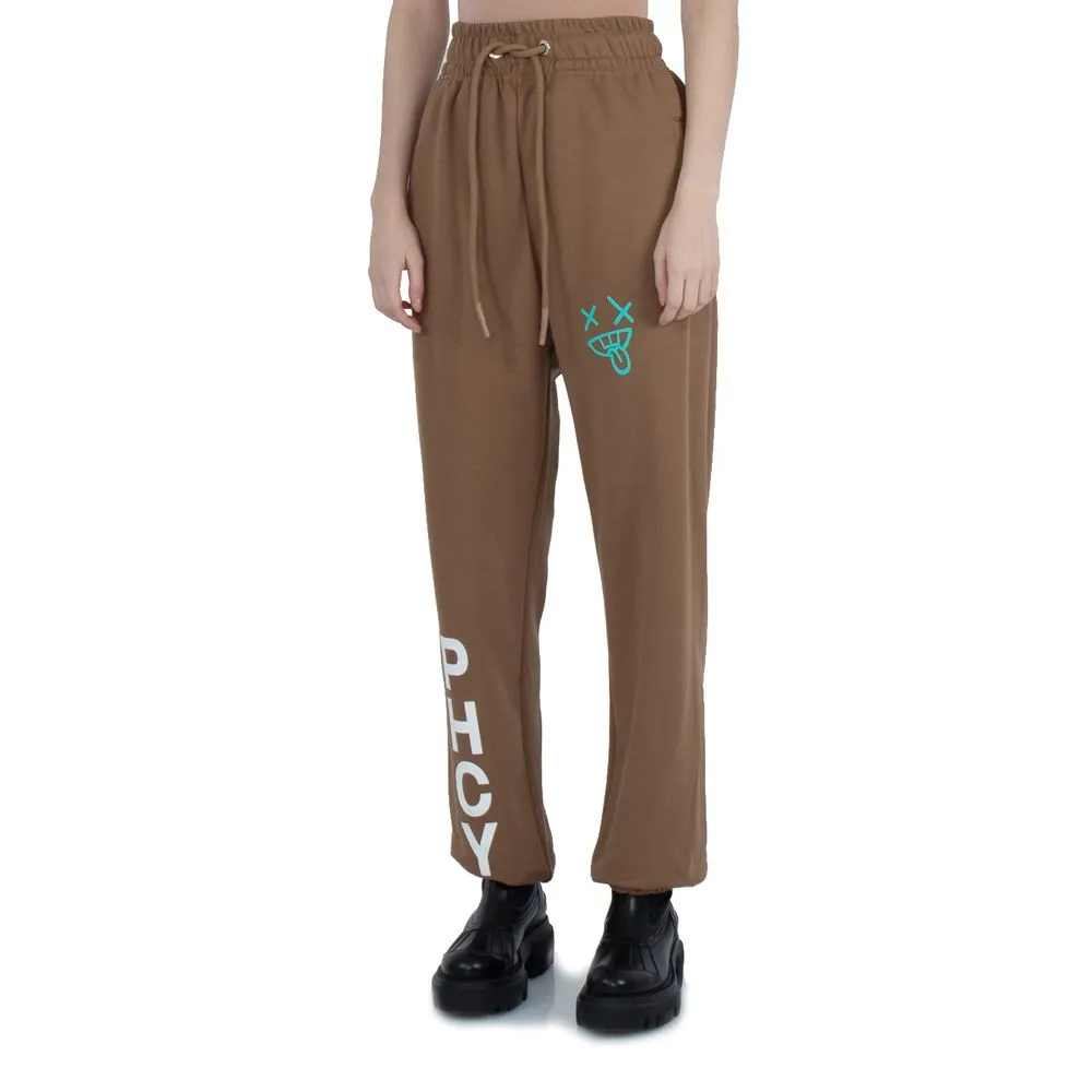 Pharmacy Industry Women's Brown Cotton Women's Trouser