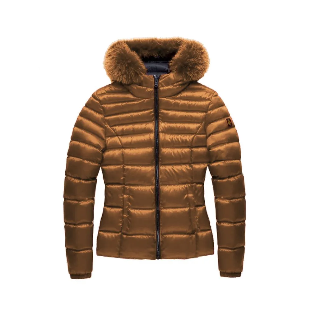 Refrigiwear Women's Brown Polyamide Women's Jacket
