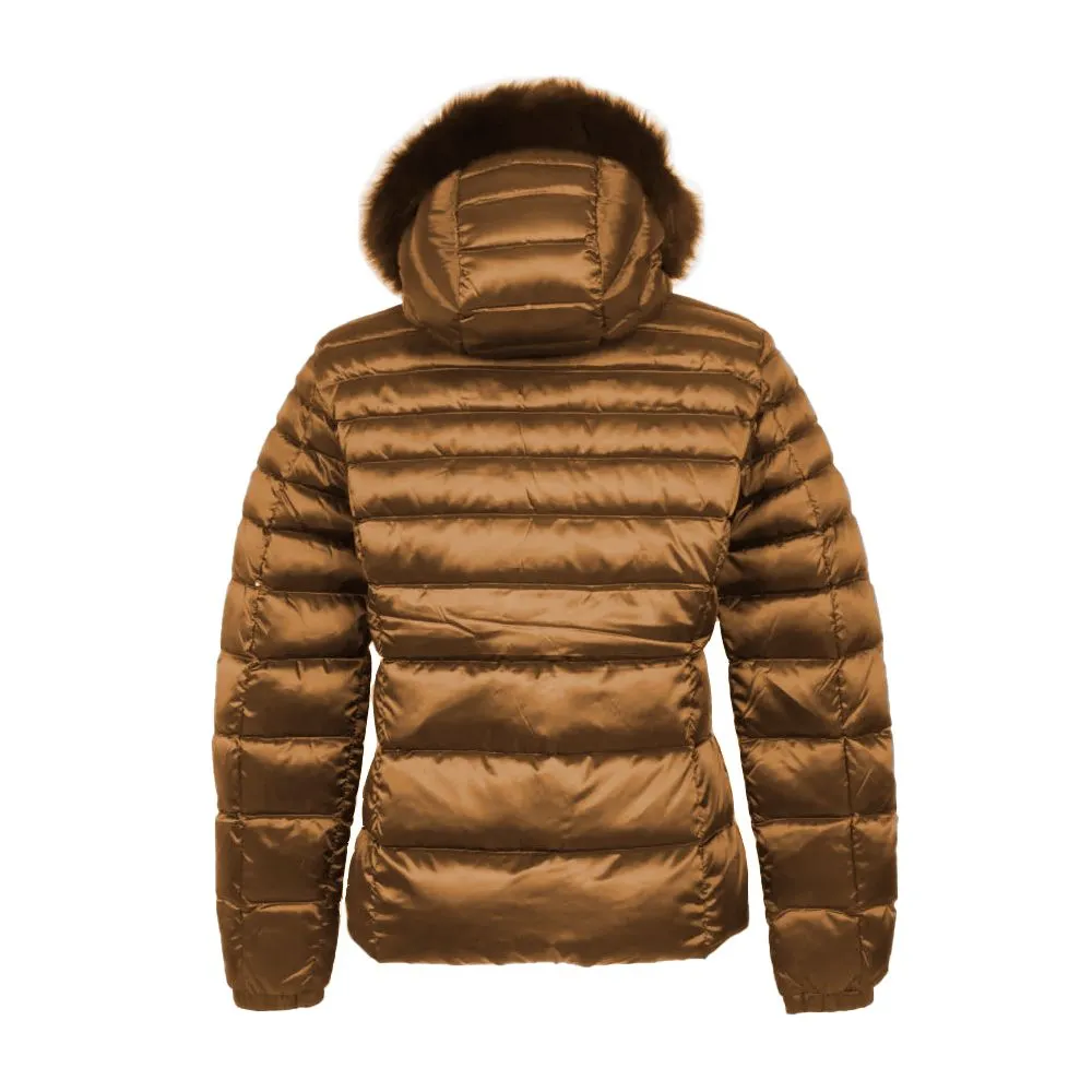Refrigiwear Women's Brown Polyamide Women's Jacket