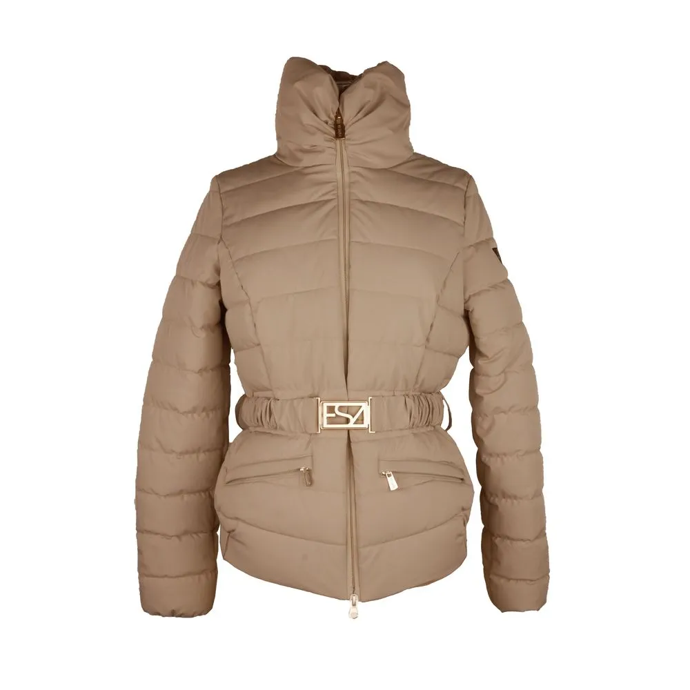 Yes Zee Brown Nylon Women Jacket