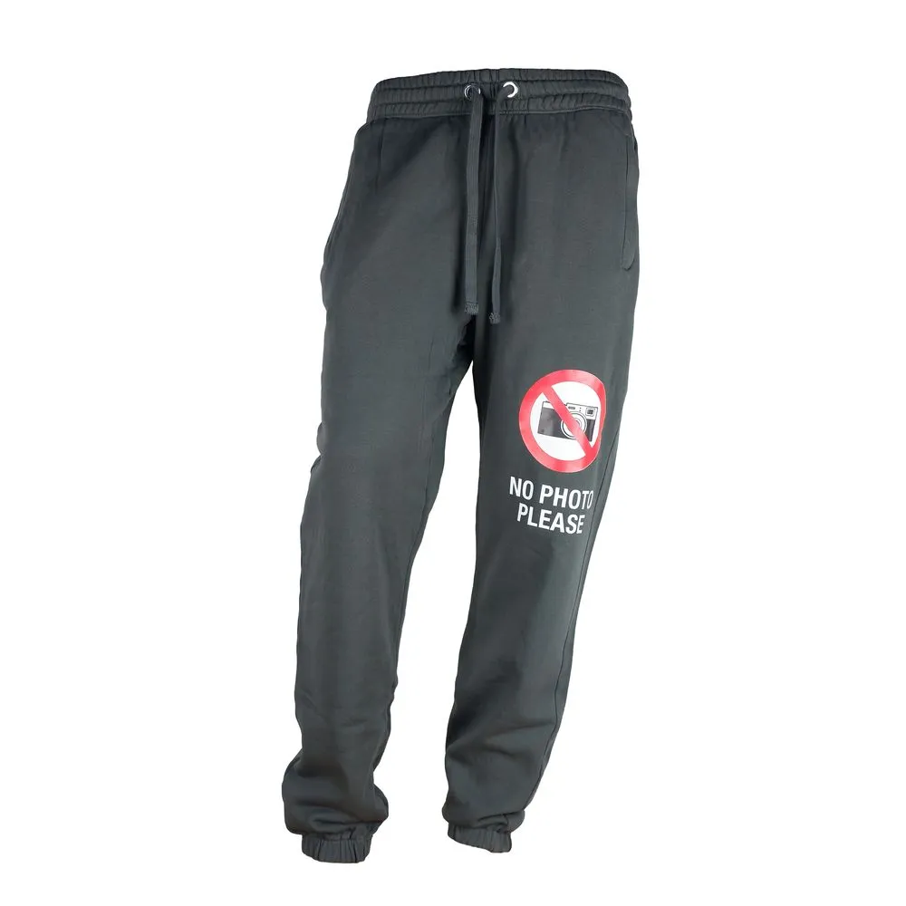 Diego Venturino Men's Gray Cotton Men's Track Pant