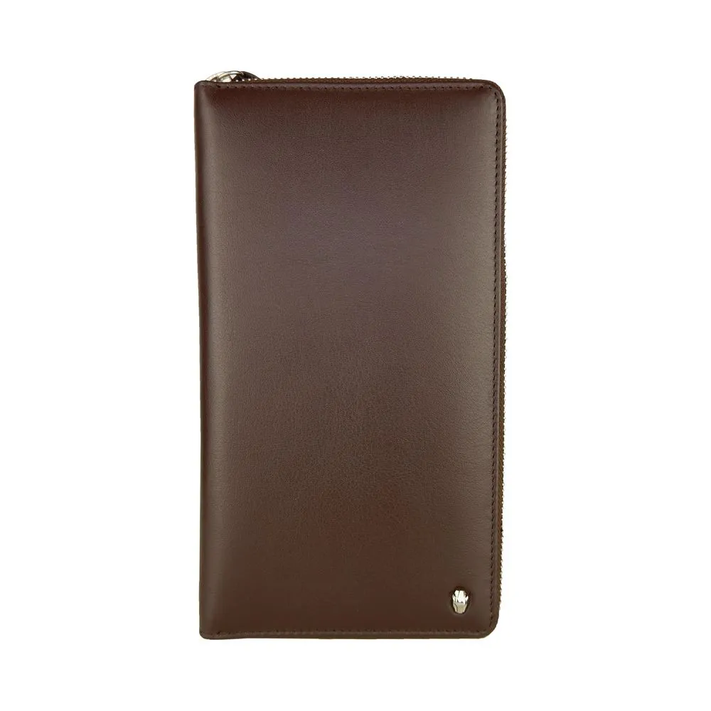 Cavalli Class Men's Sophisticated Brown Leather Wallet