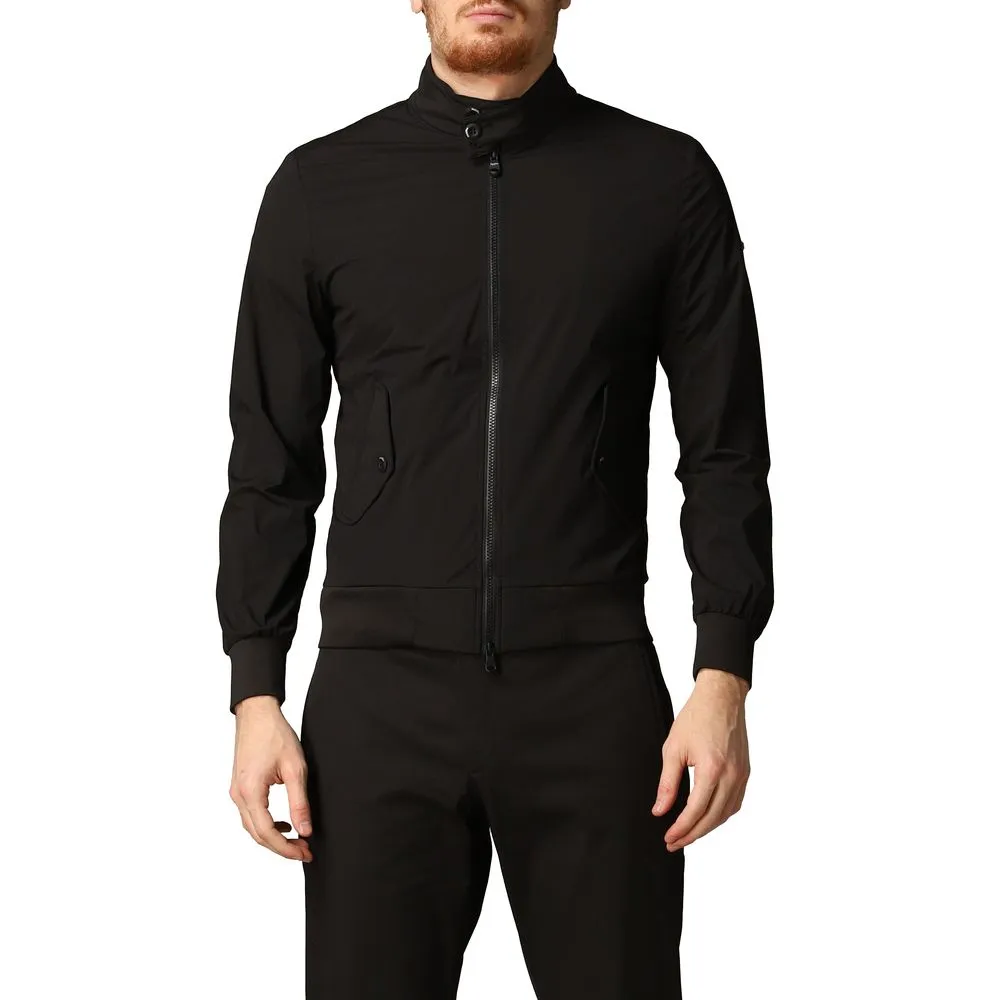 Refrigiwear Men's Elegant Black Elasticized Jacket