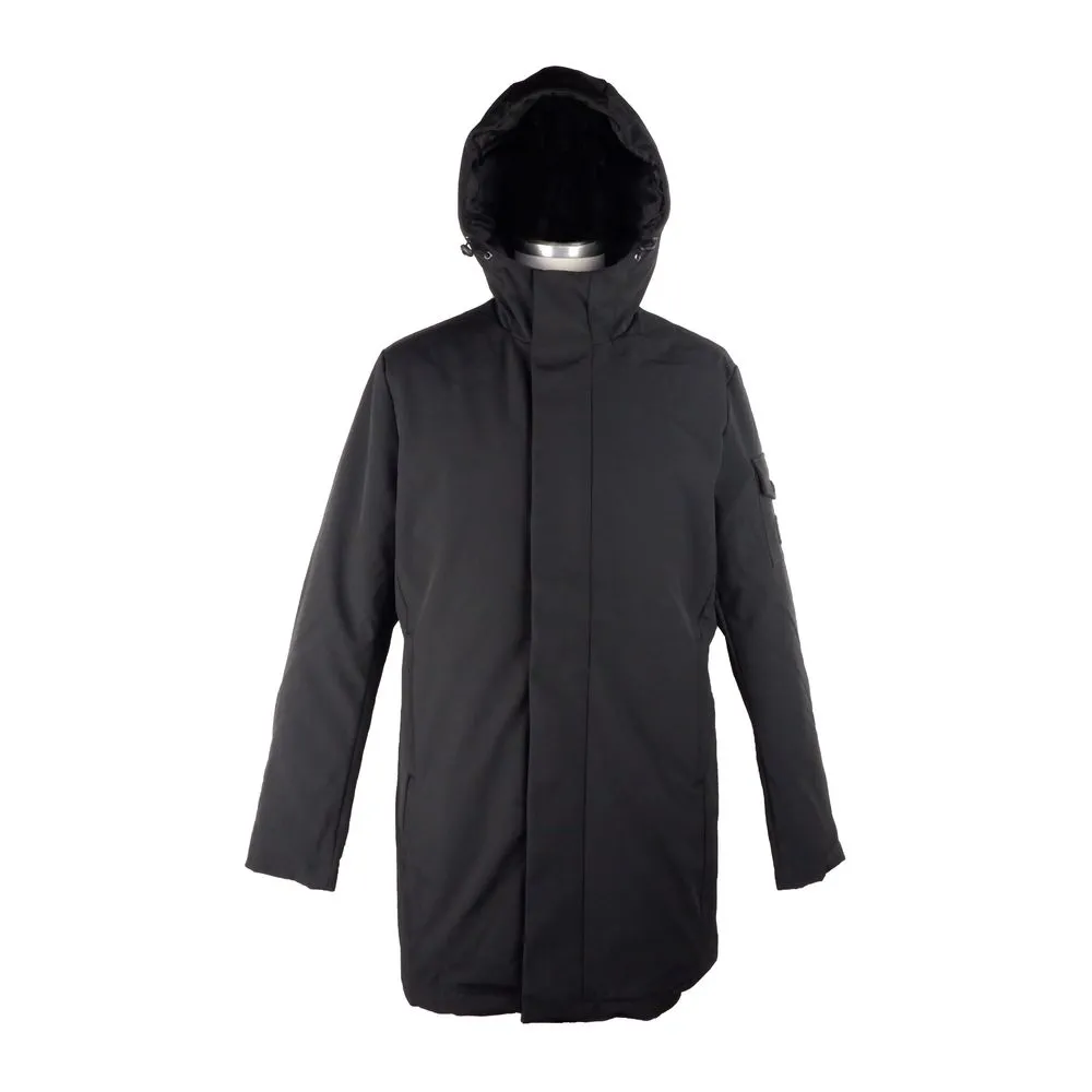 Refrigiwear Black Polyester Men Jacket