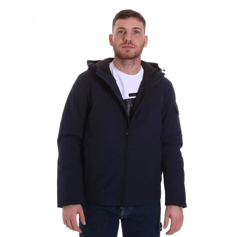 Refrigiwear Blue Polyester Men Jacket