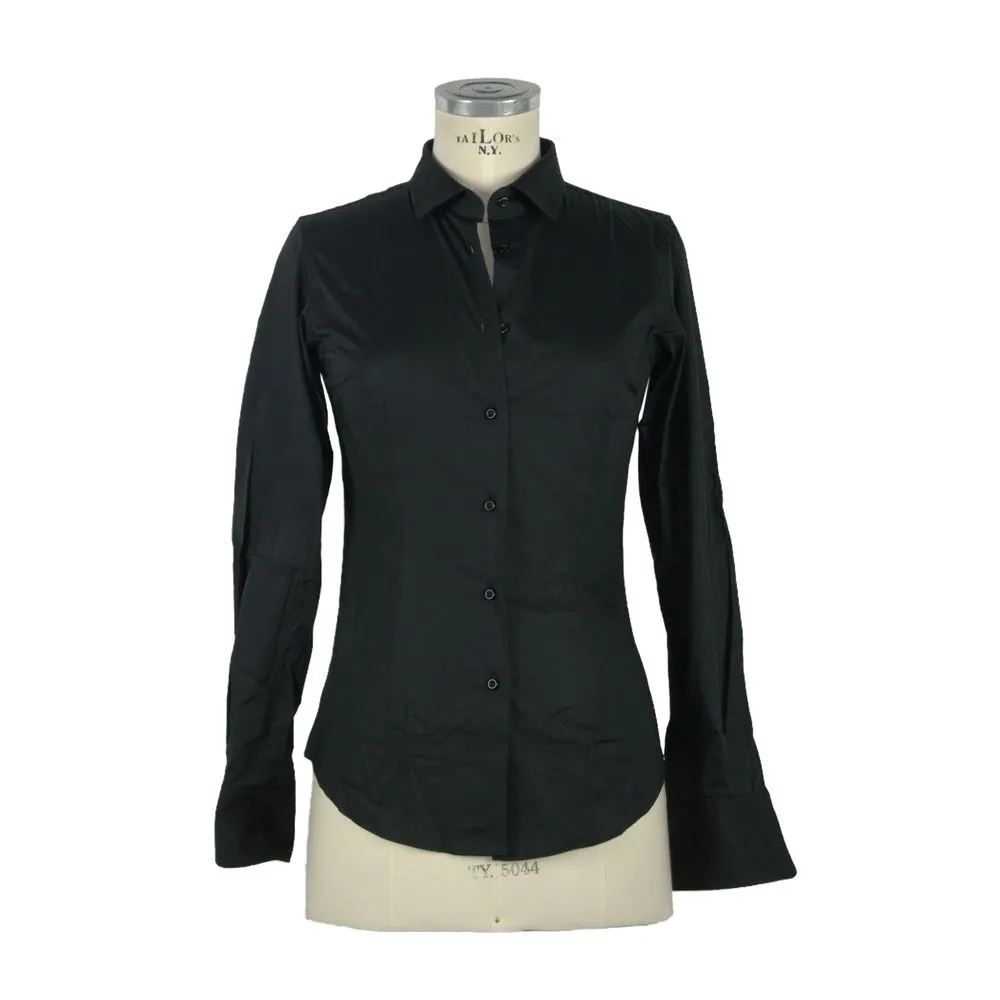 Made in Italy Women's Chic Slim Fit Italian Women's Blouse