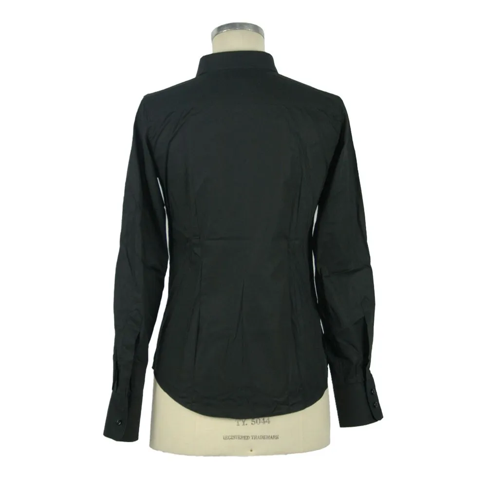 Made in Italy Women's Chic Slim Fit Italian Women's Blouse