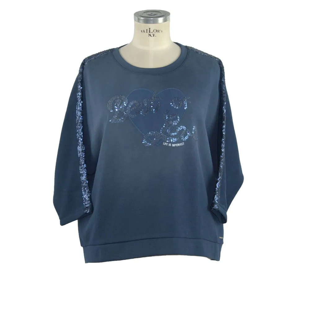 Imperfect Women's Elegant Long-Sleeve Crewneck Sweater