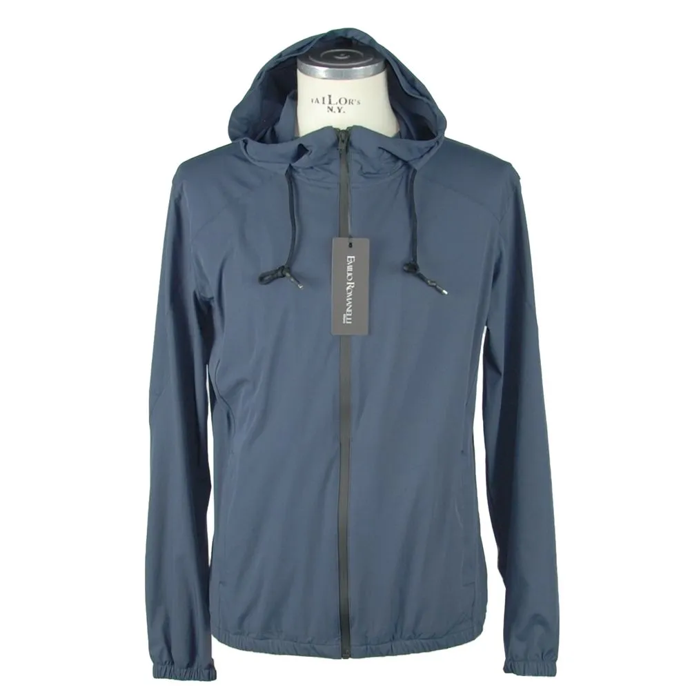 Emilio Romanelli Men's Blue Synthetic Men's Jacket