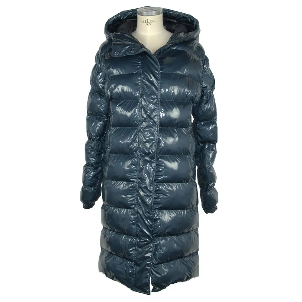 Refrigiwear Women's Elegant Long Down Jacket for Stylish Warmth