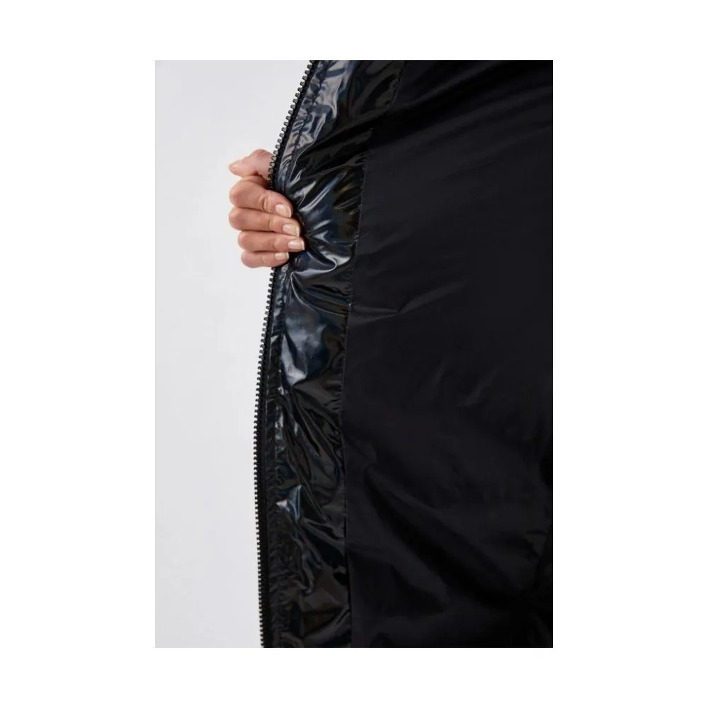 Love Moschino Women's Elegant Painted Effect Long Down Jacket