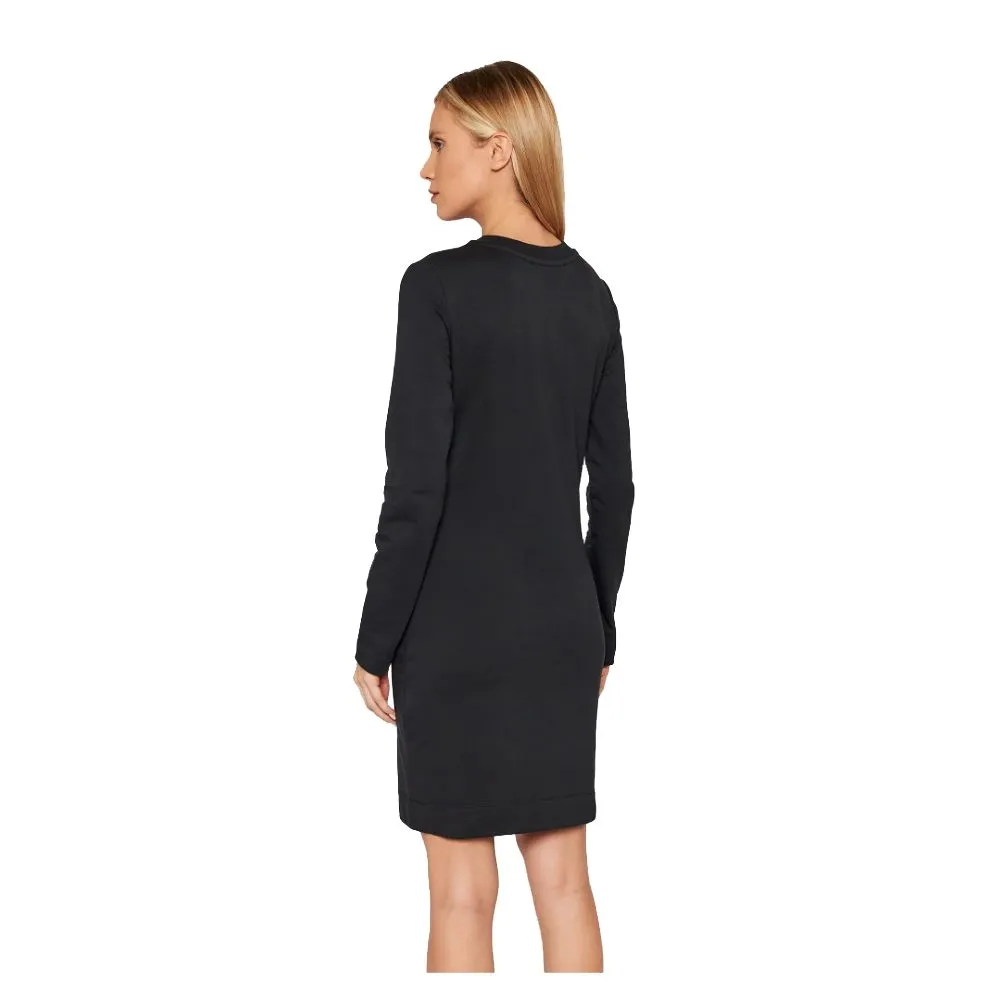 Love Moschino Women's Chic Embossed Logo Cotton Blend Dress