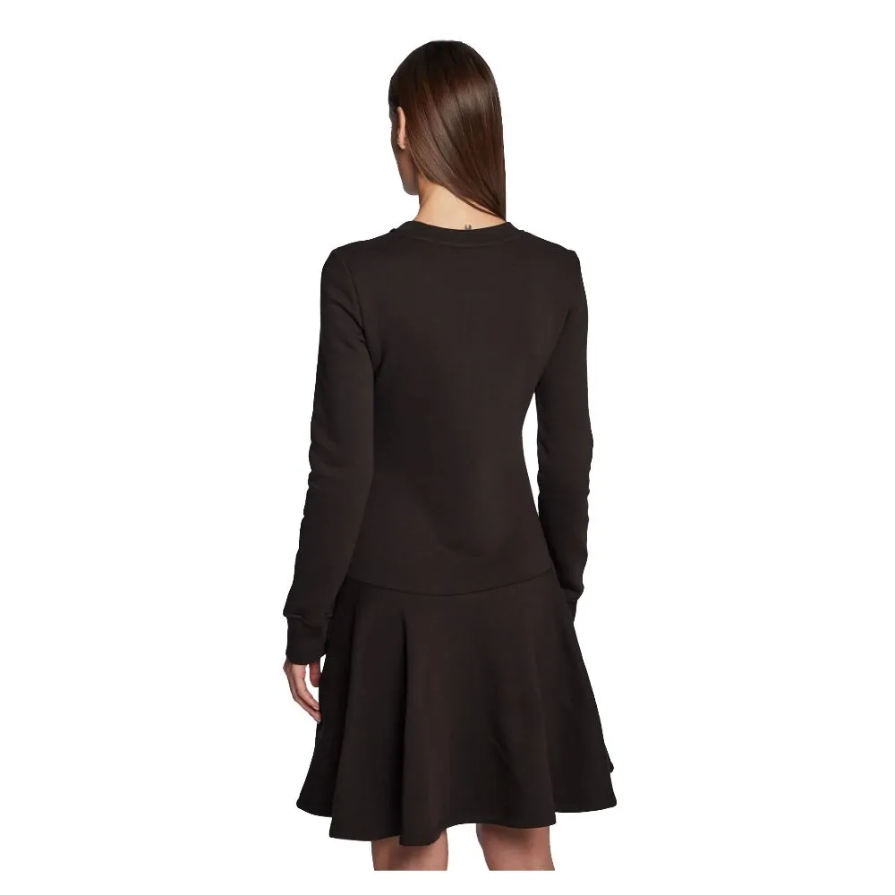 Love Moschino Women's Chic Embossed Logo Cotton Blend Dress