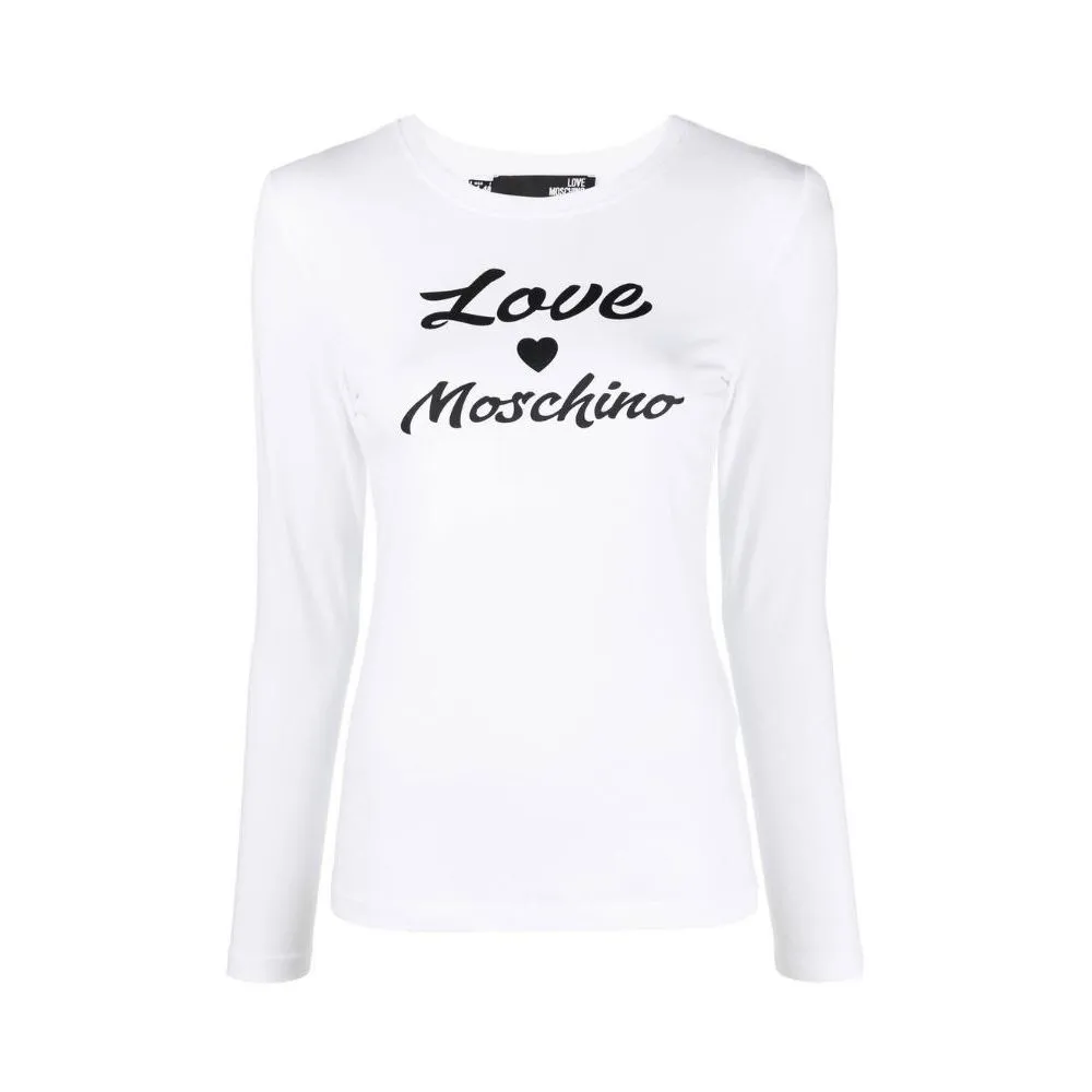 Love Moschino Women's Chic Logo Cotton Tee by Love Moschino