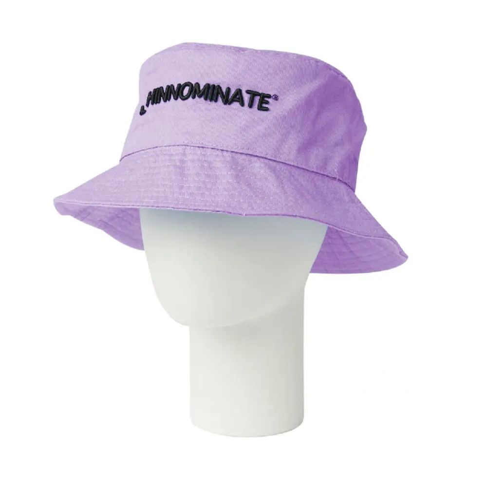 Hinnominate Women's Elegant Purple Logo Hat - 100% Cotton