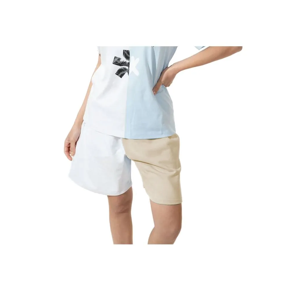 Comme Des Fuckdown Women's Chic Two-Tone Logo Shorts