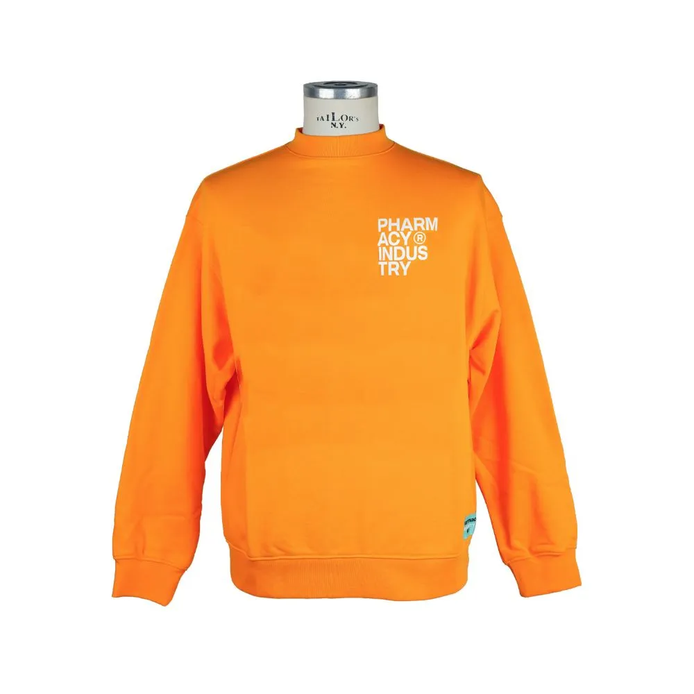 Pharmacy Industry Women's Chic Orange Logo Crewneck Sweatshirt
