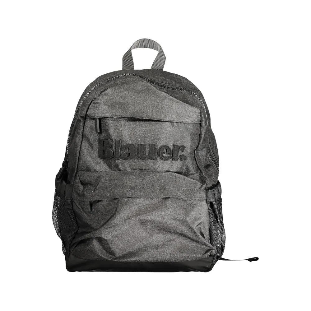 Blauer Men's Black Polyester Backpack