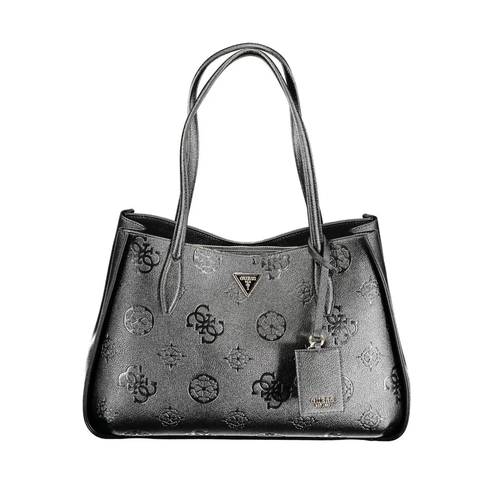 Guess Jeans Women's Black Polyethylene Handbag