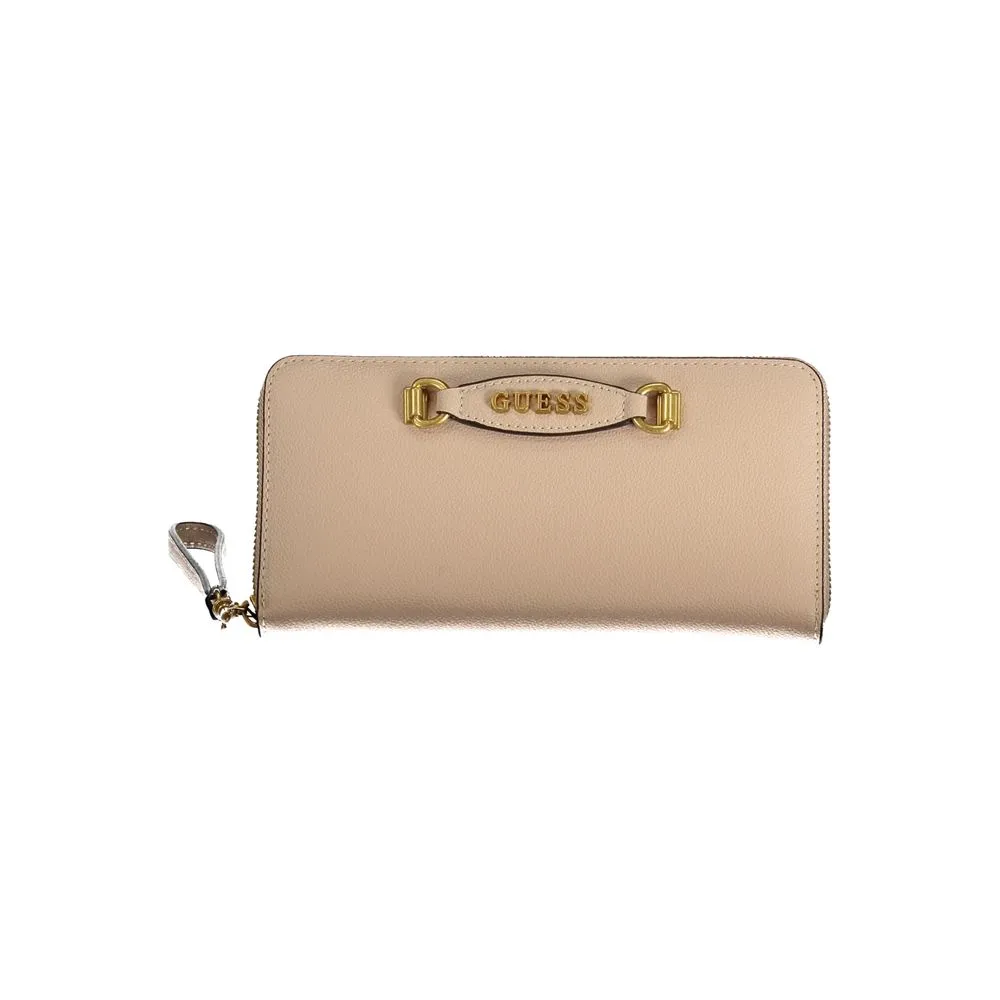 Guess Jeans Women's Beige Polyethylene Wallet