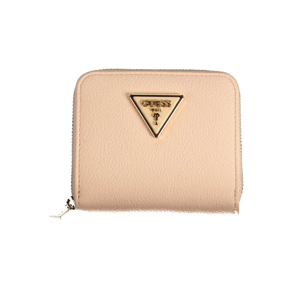 Guess Jeans Women's Pink Polyethylene Wallet