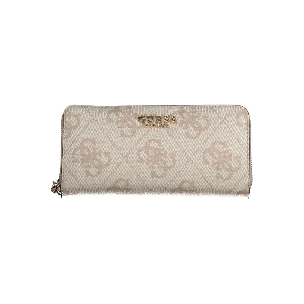 Guess Jeans Women's White Polyethylene Wallet