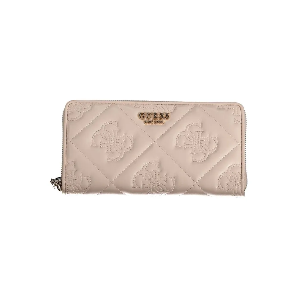Guess Jeans Women's Beige Polyethylene Wallet
