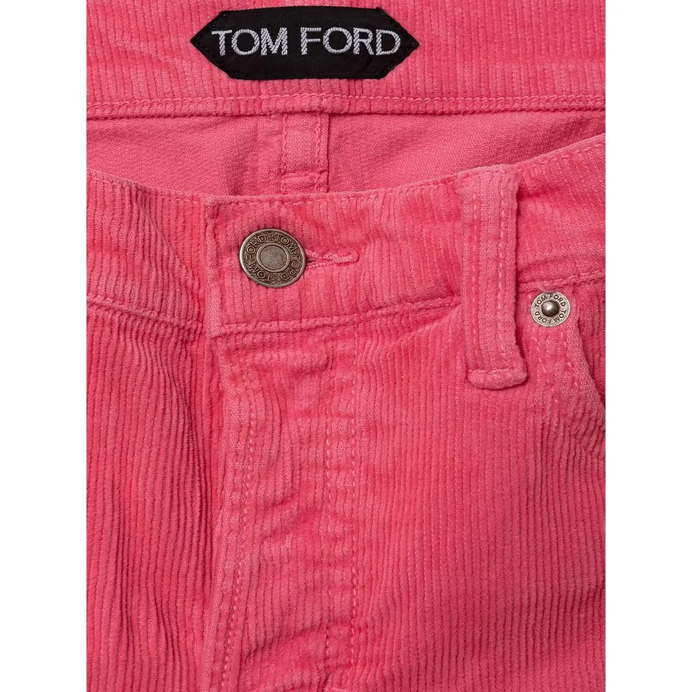 Tom Ford Men's Velvet Pink Elegance Pants