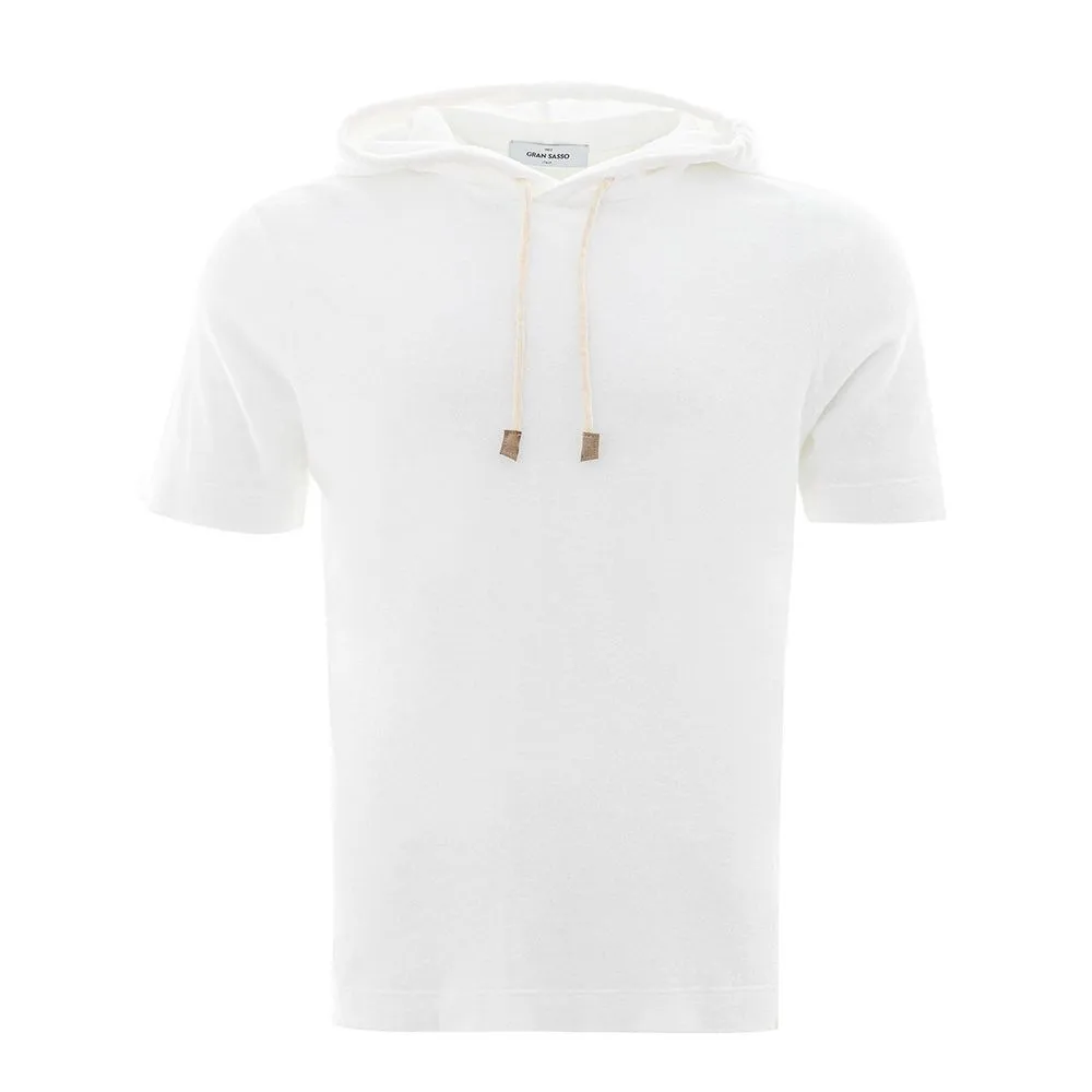 Gran Sasso Men's Gran Sasso Elegant Cotton White T-Shirt