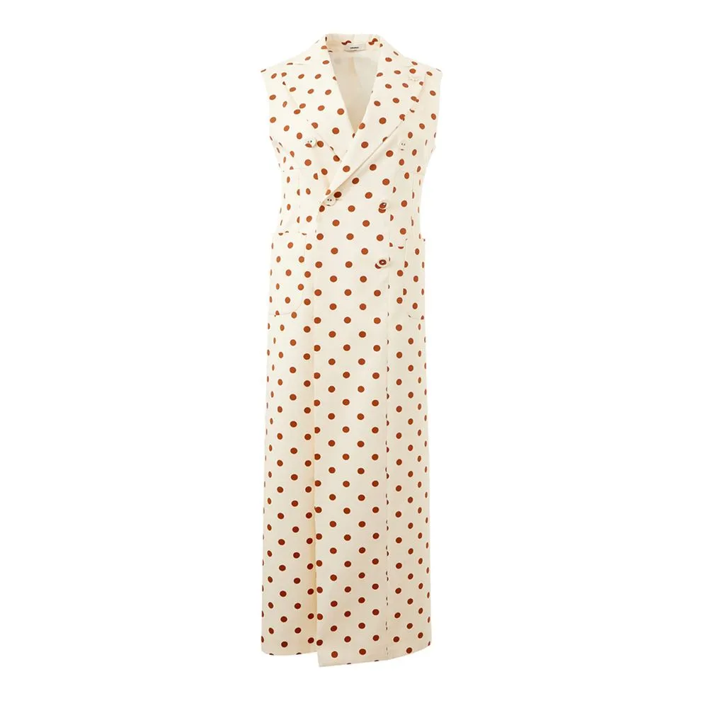 Lardini Women's Elegant Beige Cotton Suit for the Modern Woman