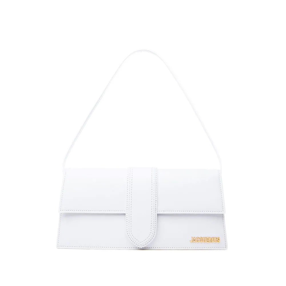 Jacquemus Women's Elegant White Leather Handbag