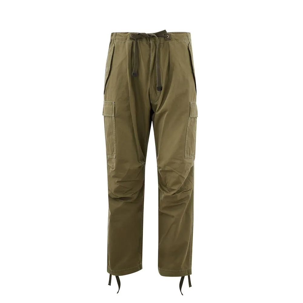 Tom Ford Men's Elegant Green Cotton Trousers
