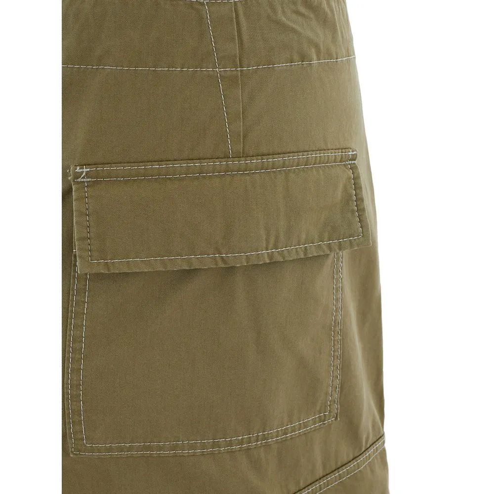 Tom Ford Men's Elegant Green Cotton Trousers