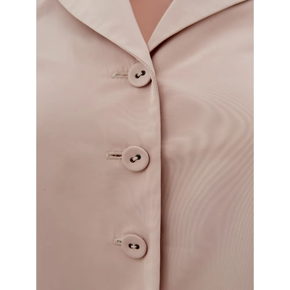 Lardini Women's Elegant Cotton Blazer in Pink