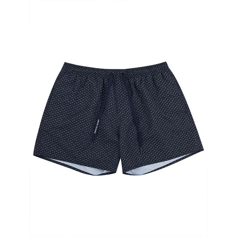 Armani Exchange Men's Elegant Blue Swimwear for Stylish Men