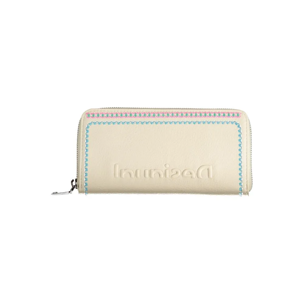 Desigual Women's White Polyethylene Wallet
