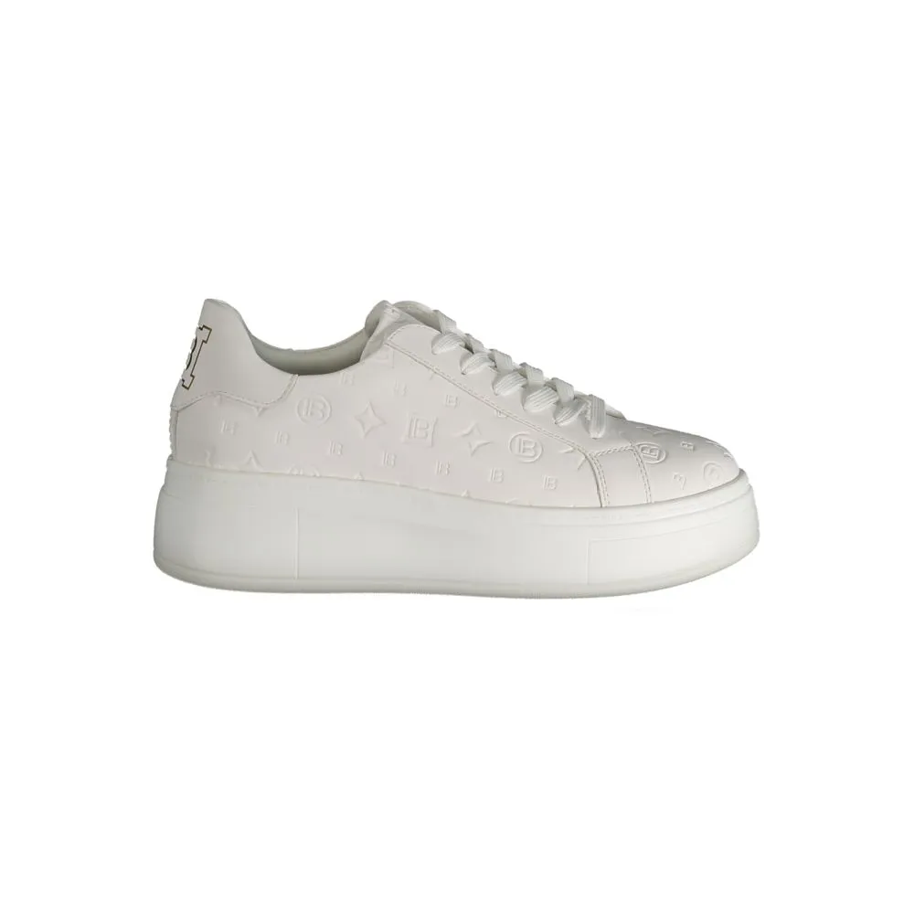 Laura Biagiotti Women's White Polyester Sneaker