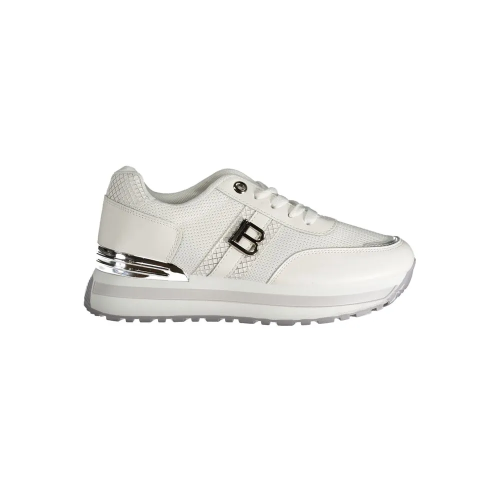 Laura Biagiotti Women's White Polyester Sneaker