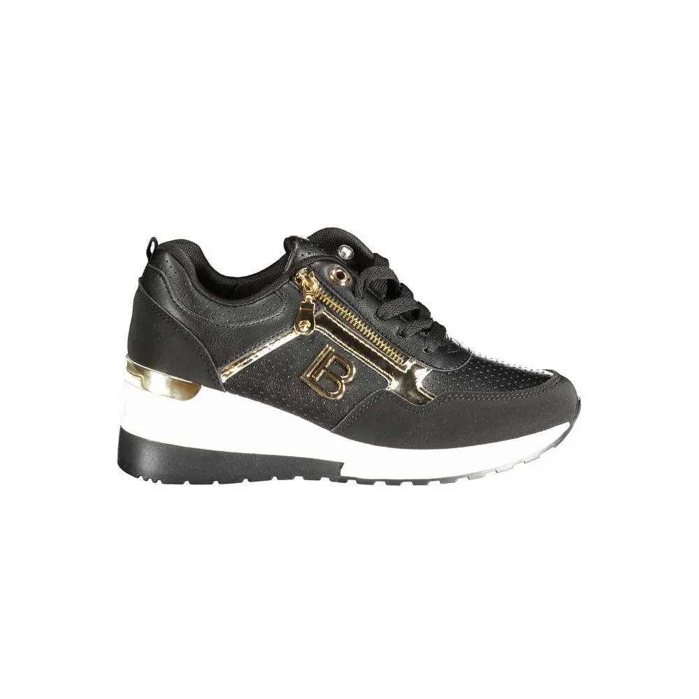 Laura Biagiotti Women's Black Polyester Sneaker