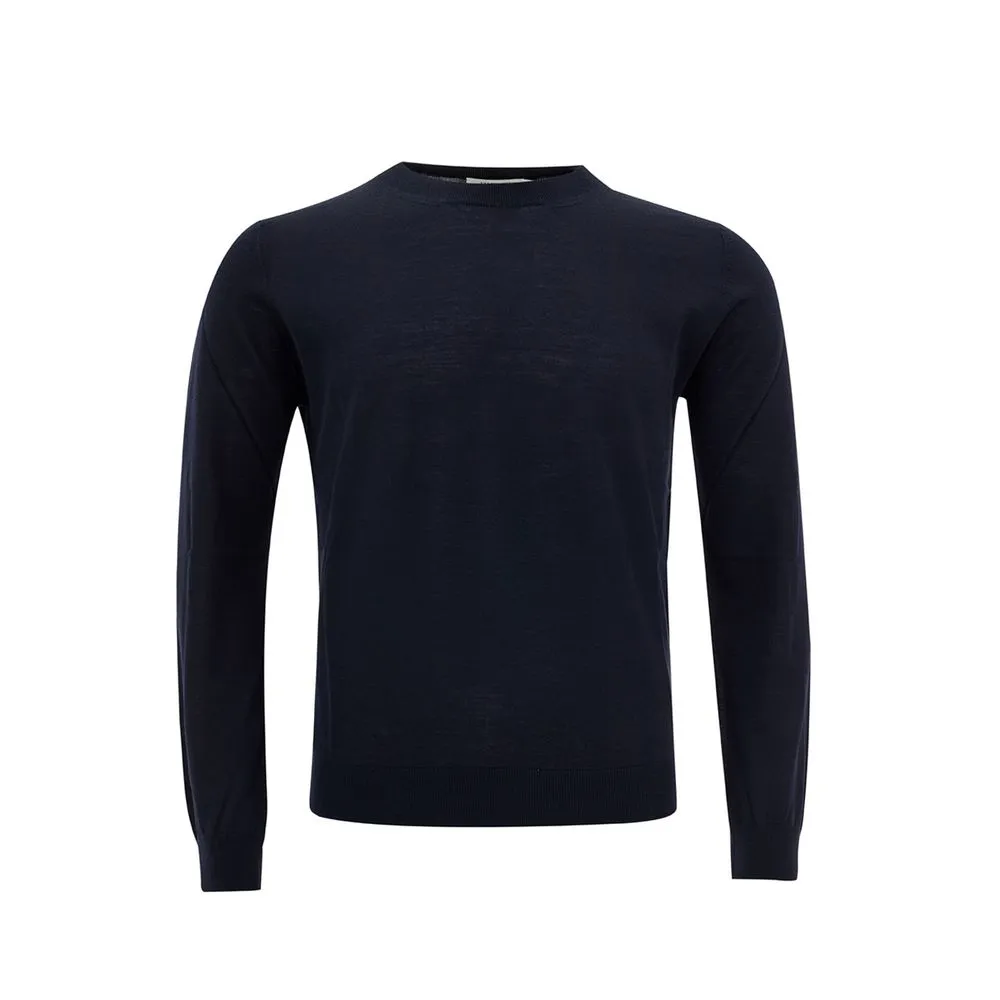 Valentino Men's Elegant Wool Blue Sweater for Men