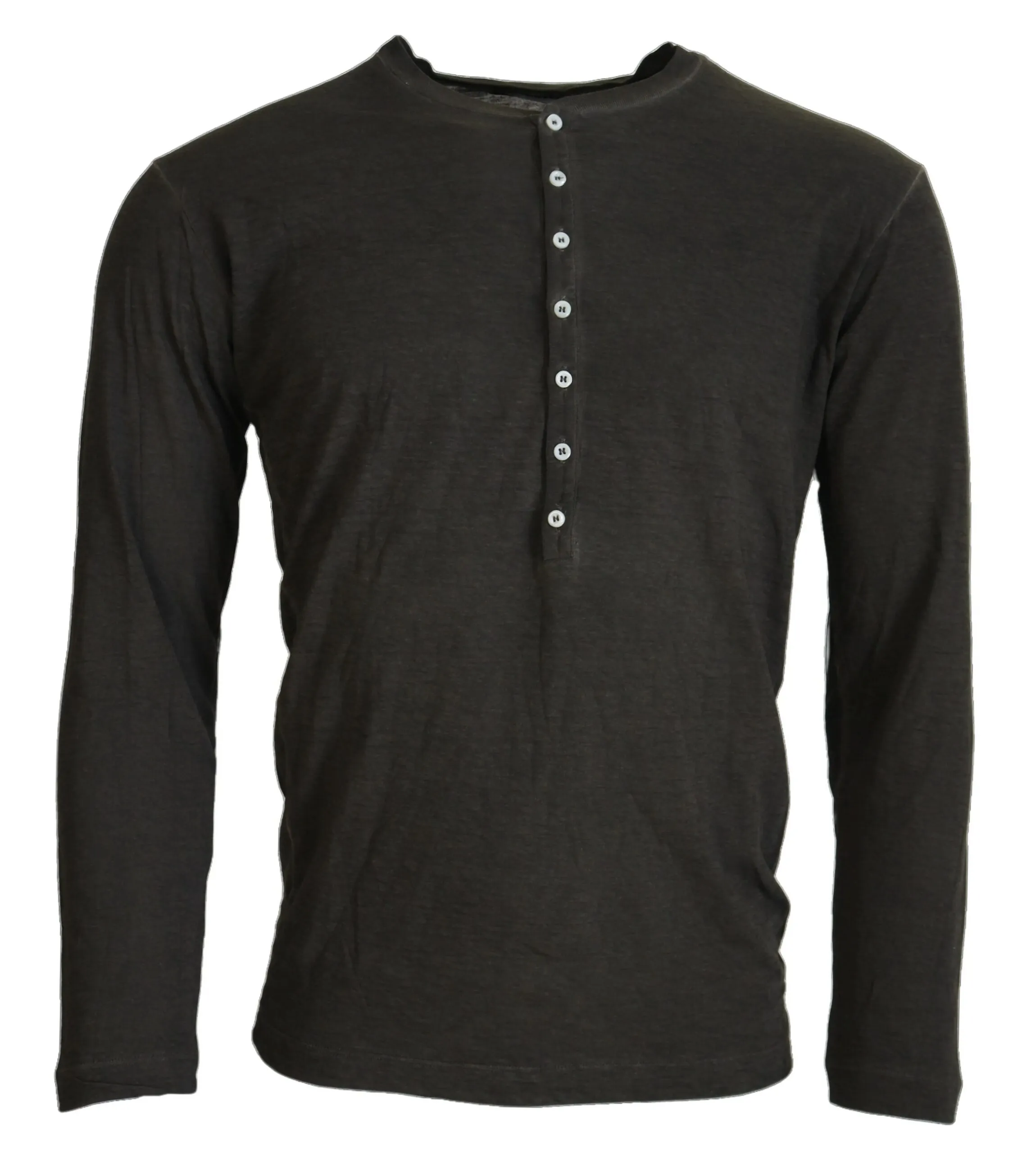 Dsquared² Men's Gray Cotton Linen Long Sleeves Pullover Sweater