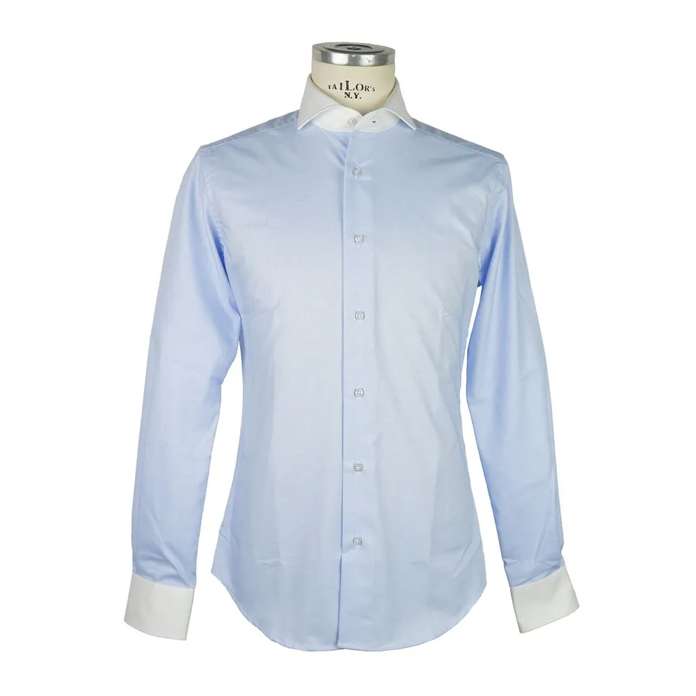 Made in Italy Men's Milano Contrast Collar Gentleman's Shirt