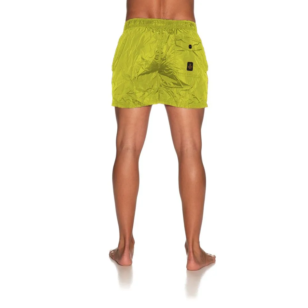 Refrigiwear Yellow Nylon Men Swim Shorts
