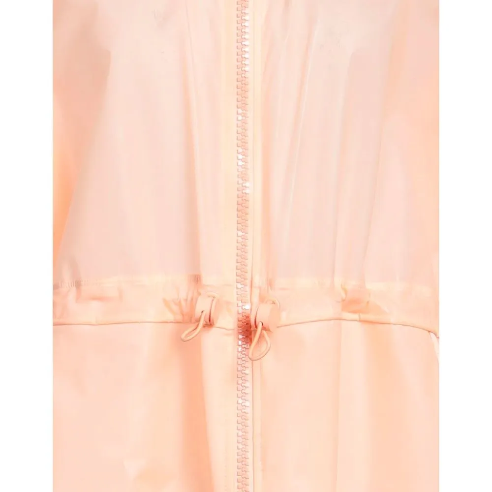 Elisabetta Franchi Women's Powder Pink Long Waterproof Jacket