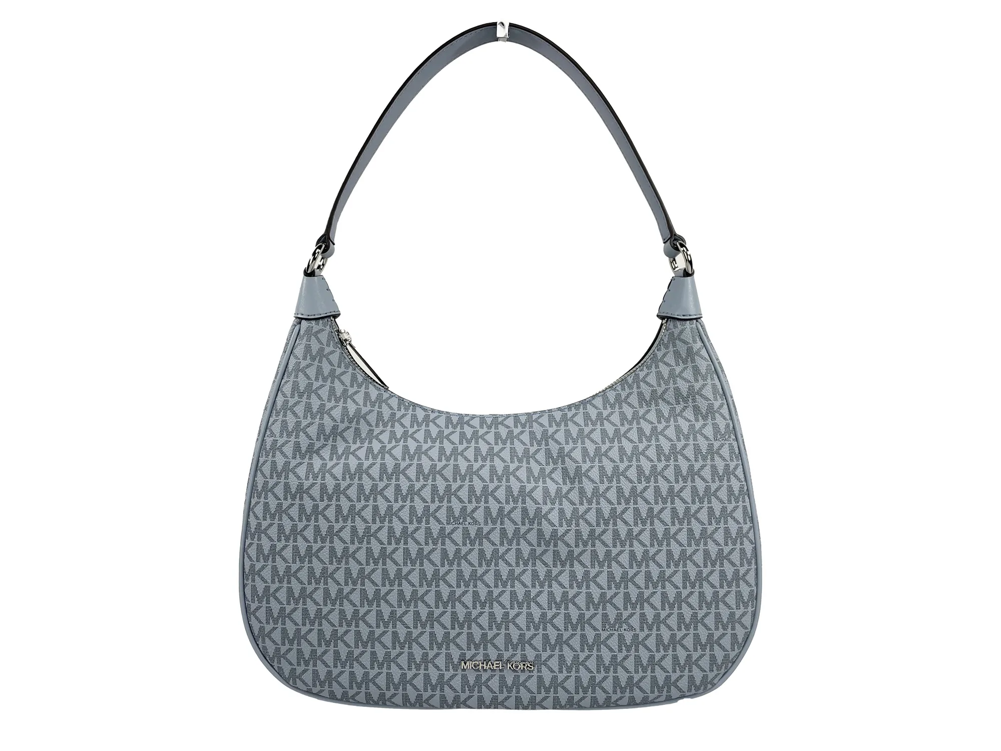 Michael Kors Women's Cora Large Shoulder Crossbody Bag Purse Blue