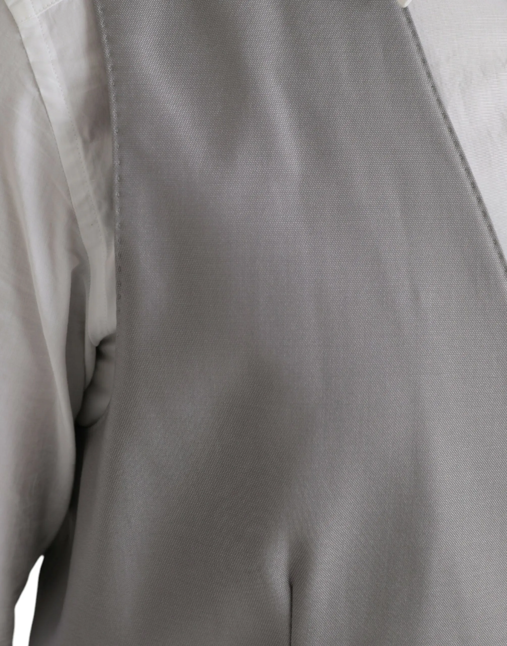 Dolce & Gabbana Men's Light Gray Wool Formal Dress Waistcoat Vest