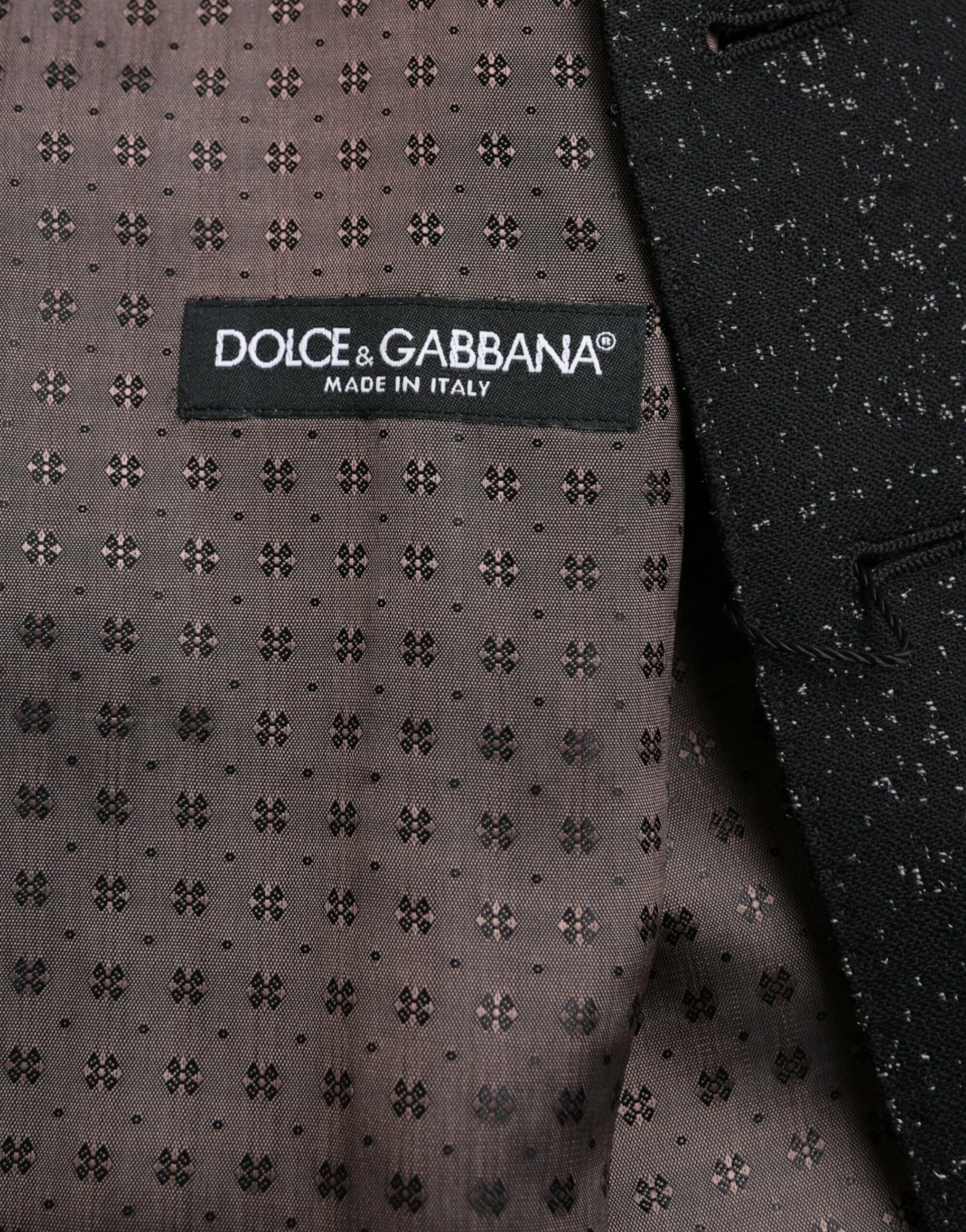 Dolce & Gabbana Men's Black Brown Silk Waistcoat Dress Formal Vest