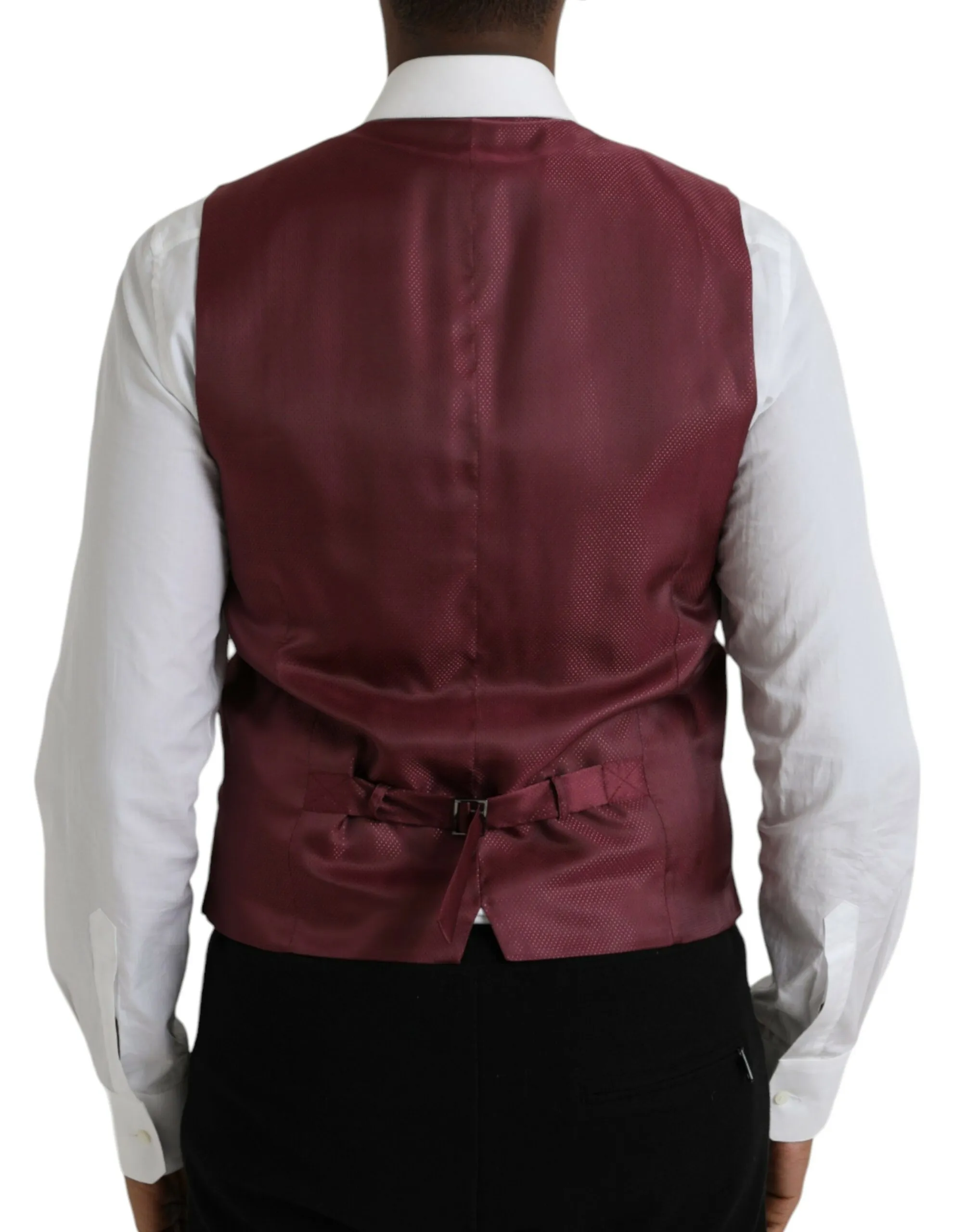 Dolce & Gabbana Men's Multicolor Galaxy Silk Waistcoat Formal Vest