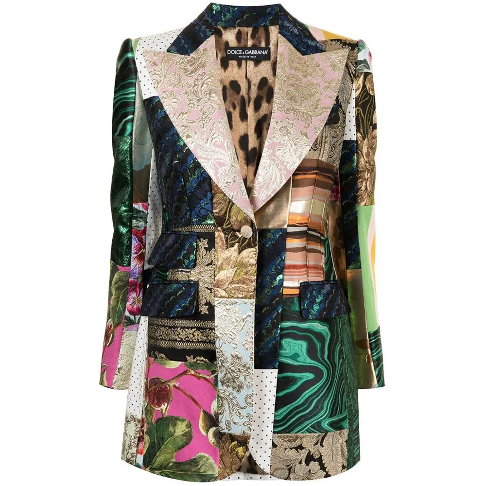 Dolce & Gabbana Women's Multicolor Polyester Suits & Blazer