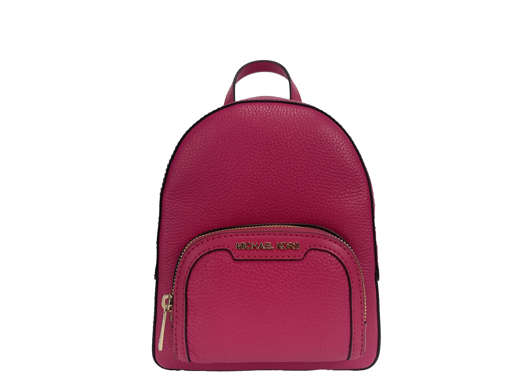 Michael Kors Women's Jaycee Mini XS Pebbled Leather Zip Pocket Backpack Bag